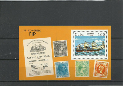 TSV* - COLITA CUBA 1984 MICHEL 2855 MNH/** LUX foto