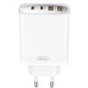 Incarcator Retea XO Design CE22, 45W, 3A, 2 x USB-A - 2 x USB-C, Alb