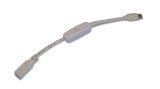 Cumpara ieftin Cablu adaptor USB-C tata-mama cu intrerupator, Raspberry Pi, alb