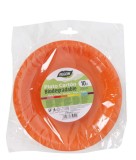 Set 240 Farfurii Carton Portocaliu 20 cm &ndash; Biodegradabile (24X10)