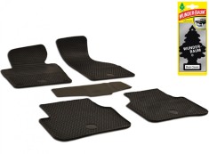 Set Covorase Auto Cauciuc Umbrella Pentru Volkswagen Passat B6 (2005-2010).B7 (2011-2014). Cc (2008-2017) , 5Pcs + Odorizant Auto Bradut Wunder-Baum B