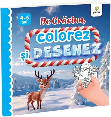 De Craciun, Colorez Si Desenez, - Editura Gama foto