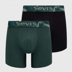 Levi's boxeri 2-pack barbati, culoarea verde