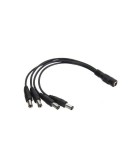 Cablu adaptor cu mufa DC 2.1x5.5 mm 1x mama la 4x tata pentru camere, Oem