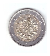 Moneda 2 euro Germania 2023 D Carol cel Mare, stare foarte buna, curata