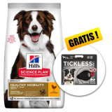Hill&amp;#039;s Science Plan Canine Adult Healthy Mobility Medium Chicken 14kg + Tickless Pet GRATUIT