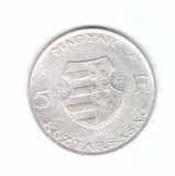 Moneda Ungaria 5 forint/forinti 1947, stare buna, curata, Europa, Argint