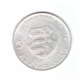 Moneda Ungaria 5 forint/forinti 1947, stare buna, curata, Europa, Argint