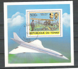 Tchad 1978 Aviation, perf. sheet, used R.047, Stampilat