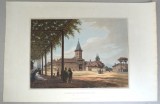 Luigi Mayer &quot;Intrarea in Manastirea Sfanta Maria&quot; aquatinta1809, Istorice, Cerneala, Altul