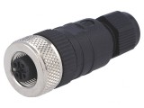 Mufă M12 4 pini mamă IP67 pentru DeviceNet/CANopen pe cablu