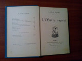 L`OEUVRE NUPTIAL - Gabriel Mourey - Alphonse Lemerre, Editeur, 1896, 258 p., Alta editura