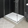 Gossi cadita de dus cu puncte, alb, 80x100x4 cm, abs