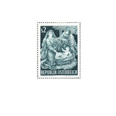 Austria 1963 - Craciun, neuzata