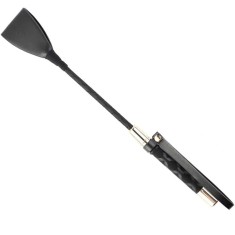 Cravasa Mini Riding Crop, 31 cm, Negru/Auriu