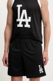 47 brand pantaloni scurți MLB LA Dodgers culoarea negru, BB012PMXYEX657809JK