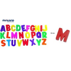 Litere mari magnetice Miniland 310 buc