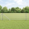 Gossi imprejmuire sudata cu 7 posturi cu varf 0.8x10 m otel galvanizat