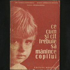 CE, CUM ȘI C&Acirc;T TREBUIE SĂ MĂN&Acirc;NCE COPILUL - EMILIA ANDREESCU - ALIMENTAȚIE COPIL