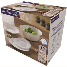 Set serviciu masa portelan 19buc.Luminarc Cadix Handy KitchenServ foto