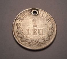 1 leu 1874 Gaurita foto