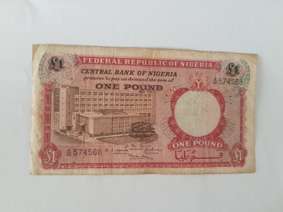 Nigeria 1 Pound 1967 foto