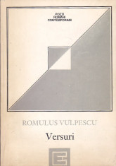 ROMULUS VULPESCU - VERSURI ( CU DEDICATIE SI AUTOGRAF ) foto