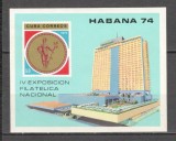 Cuba.1974 Expozitia filatelica HABANA-Bl. SC.557
