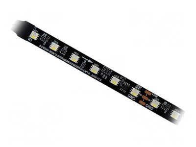 Bandă LED RGBW 24V 60 LED/m PCB Negru foto