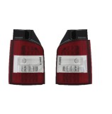 Set stopuri tuning VW TRANSPORTER/MULTIVAN (T5), 10.2009-, cu 2 usi, Taiwan, partea stanga+dreapta, LED+P21W; rosu-transparent, transparent; fara soc
