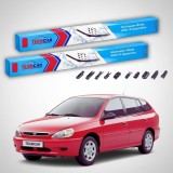 Cumpara ieftin Ștergătoare Kia Rio I DC Estate Kombi 2002-2005 | Set Față Flat Premium &ndash; TeamCar&reg;