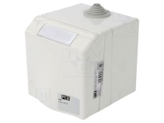 Conector alimentare AC mamă soclu 250VAC 16A PIN 3 IP44 PCE