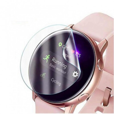 Folie protectie Hydrogel, TPU Silicon, Samsung Galaxy Watch Active 2 Aluminium (40mm), Bulk foto