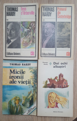 6 titluri Thomas Hardy: Tess d&amp;#039;Uberville *Primarul din Casterbridge *Mici ironii ale vieții *Doi ochi albaștri *Pădureanul *&amp;Icirc;ntoarcerea băștinașului foto