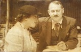 FELIX ADERCA ȘI Hortensia P. Bengescu.Reproducere fotografică de epocă