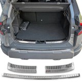 Set de 2 protectii bara spate si interior portbagaj crom premium pentru Dacia Duster III din 2024