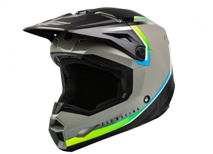 Casca Enduro Motocross ATV FLY Kinetic Vision Grey Black