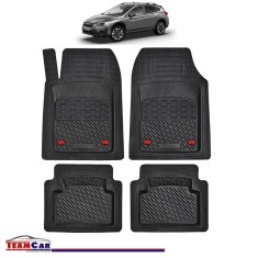 Covorase Auto TeamCar&reg; Tip Tavita Compatibile Subaru XV Generatia II (2017+) Negru Material Rezistent