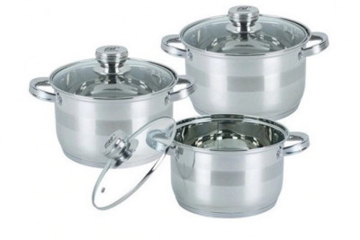 Set oale inox Bohmann, 6 piese, capace yena foto