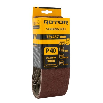 Banda de slefuit ROTOR P40 75*457 set 5 Innovative ReliableTools foto
