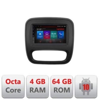 Navigatie Renault Trafic 2014-2017 E-rt09 Octa Core cu Android Radio Bluetooth Internet GPS WIFI DSP 4+64GB 4G CarStore Technology foto