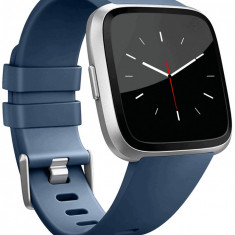 Curea Bratara Edman pentru Fitbit Versa / Versa 2, marimea S, Albastru