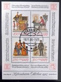 Danemarca 1987 &ndash; HAFNIA &rsquo;87 Istoria Serviciilor Poștale Daneze &ndash; Bloc Filatelic Ștampilat (CTO/FDC Style)