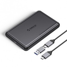 Rack Orico DDL25-C3 pentru HDD / SSD SATA 2.5inch, USB-C, Negru
