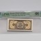 BANCNOTA UNC 1 LEU 1952 GRADATA PMG 66 EPQ