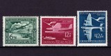 ✅ (S41) Germania Reich 1944 &quot;1919-1944 25 de ani Serviciul de Posta Aeriana&quot; serie completa Michel 866/868, MNH ( mic spot in hartie/verde)
