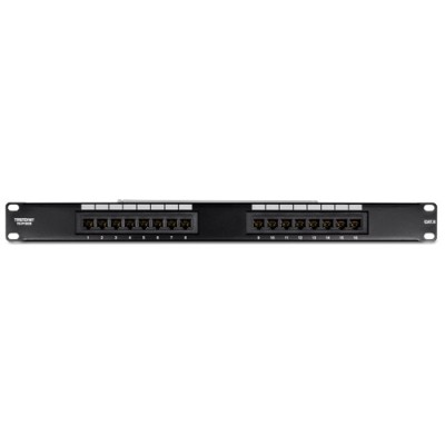 Patch Panel 16 porturi RJ45 UTP, Cat6 - TRENDnet TC-P16C6 foto