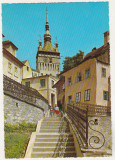 bnk cp Sighisoara - Turnul cu ceas - necirculata - Kruger 1141/7