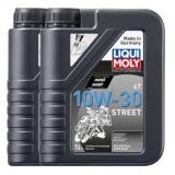Pachet 2 litri Ulei moto Liqui Moly Motorbike Street 4T 10W30