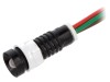 Lampa de Control LED POLAM-ELTA Rosu/Verde 24V AC/DC, Diametru 5mm, Montaj 11mm, IP40, Catod Comun
